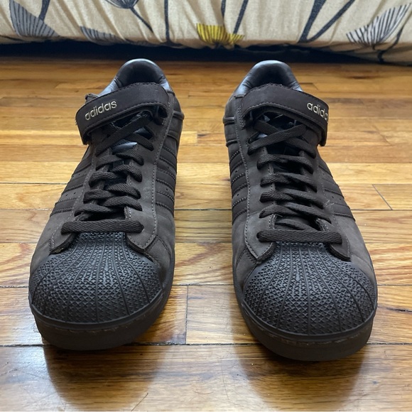 2005 Adidas Pro Model Low Strap Brown Size 11.5M Used No Box VTG Retro Rare - Picture 5 of 7